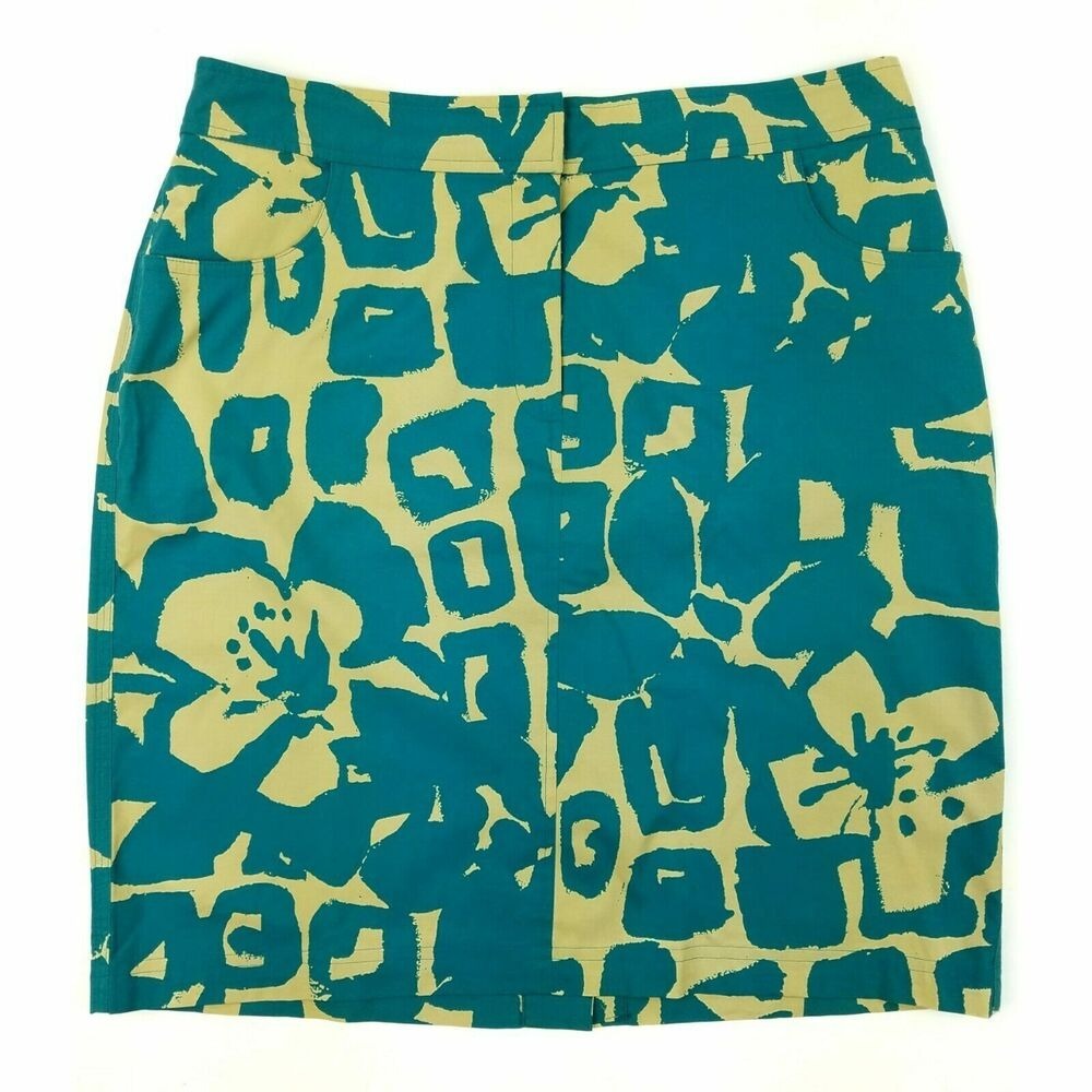 August‎ Silk Skirt Womens 6 Short Mini Pencil Straight Stretch Bottoms Zipper